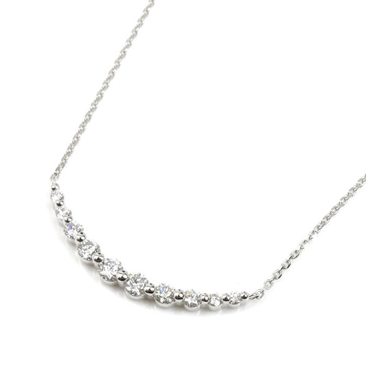 Vendome Aoyama ヴァンドーム青山 Pt950プラチナ Pt850プラチナ リュール ネックレス APVN154540DI ダイヤモンド0.45ct 3g 40cm レディース【中古】