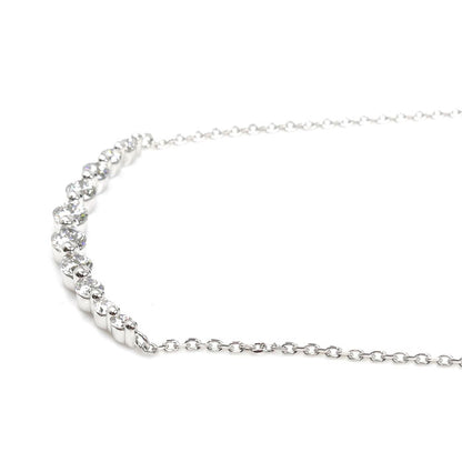 Vendome Aoyama ヴァンドーム青山 Pt950プラチナ Pt850プラチナ リュール ネックレス APVN154540DI ダイヤモンド0.45ct 3g 40cm レディース【中古】