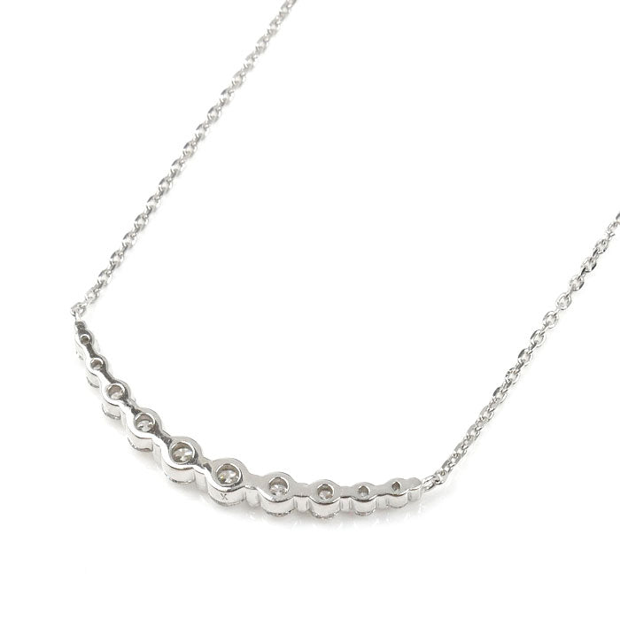 Vendome Aoyama ヴァンドーム青山 Pt950プラチナ Pt850プラチナ リュール ネックレス APVN154540DI ダイヤモンド0.45ct 3g 40cm レディース【中古】