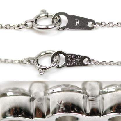 Vendome Aoyama ヴァンドーム青山 Pt950プラチナ Pt850プラチナ リュール ネックレス APVN154540DI ダイヤモンド0.45ct 3g 40cm レディース【中古】
