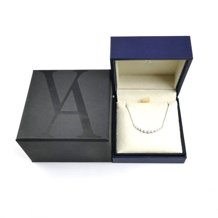 Vendome Aoyama ヴァンドーム青山 Pt950プラチナ Pt850プラチナ リュール ネックレス APVN154540DI ダイヤモンド0.45ct 3g 40cm レディース【中古】