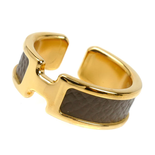 HERMES エルメス GP レザー オランプ GM イヤリング イヤーカフ レディース【中古】【美品】