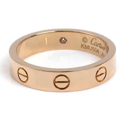 CARTIER カルティエ K18PG ピンクゴールド ミニラブ 1Pダイヤ リング・指輪 B4050753 ダイヤモンド 13号 53 4.7g レディース【中古】【美品】