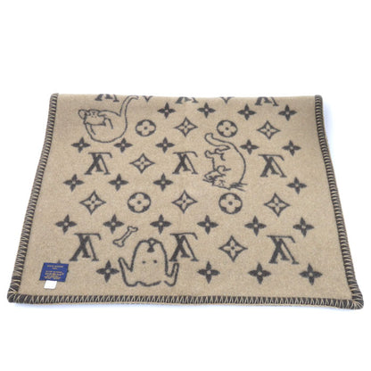 LOUIS VUITTON ルイ・ヴィトン クヴェルチュールスモール キャットグラム ブランケット ブラウン MP2260 AB0198 ユニセックス【中古】【美品】