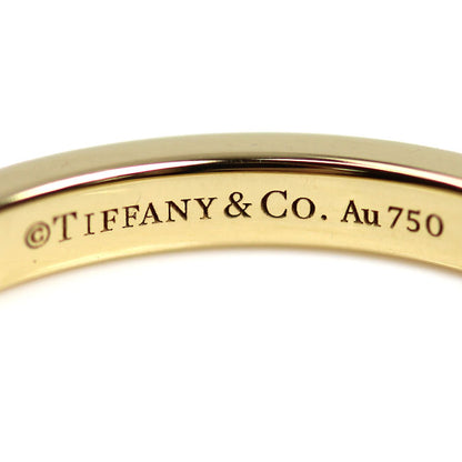 TIFFANY&Co. ティファニー K18YG イエローゴールド ウエディングバンド 3Pダイヤ リング・指輪 ダイヤモンド 9号 2.6g レディース【中古】【美品】