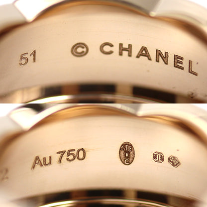 CHANEL シャネル K18PG ピンクゴールド ココクラッシュ ラージ リング・指輪 J10818 11号 51 12.1g レディース【中古】【美品】
