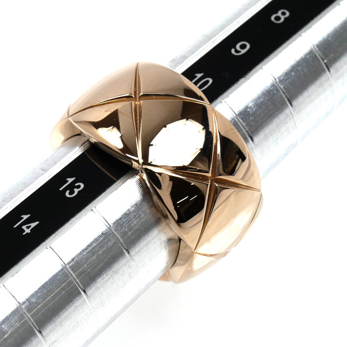 CHANEL シャネル K18PG ピンクゴールド ココクラッシュ ラージ リング・指輪 J10818 11号 51 12.1g レディース【中古】【美品】