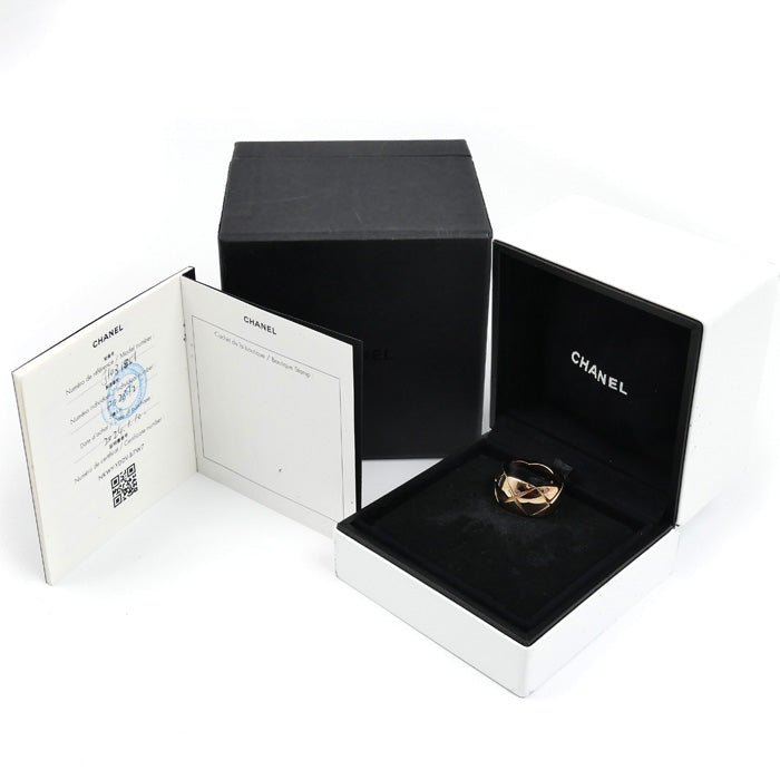 CHANEL シャネル K18PG ピンクゴールド ココクラッシュ ラージ リング・指輪 J10818 11号 51 12.1g レディース【中古】【美品】