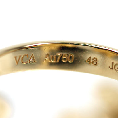 Van Cleef & Arpels ヴァンクリーフ＆アーペル K18YG イエローゴールド フリヴォル アントレ レ ドア リング・指輪 VCARP3W548 ダイヤモンド 8.5号 48 6.8g レディース【中古】【美品】
