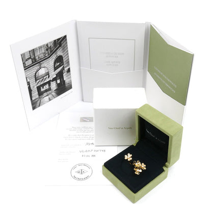 Van Cleef & Arpels ヴァンクリーフ＆アーペル K18YG イエローゴールド フリヴォル アントレ レ ドア リング・指輪 VCARP3W548 ダイヤモンド 8.5号 48 6.8g レディース【中古】【美品】