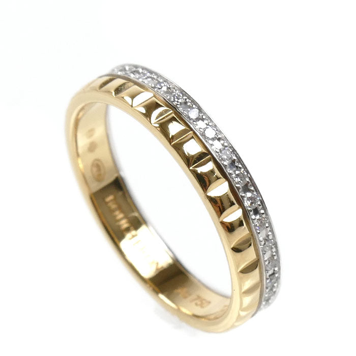 Boucheron ブシュロン K18YG イエローゴールド K18WG ホワイトゴールド キャトル ラディアント リング・指輪 JAL00279 ダイヤモンド 14号 54 3.8g レディース【中古】【美品】