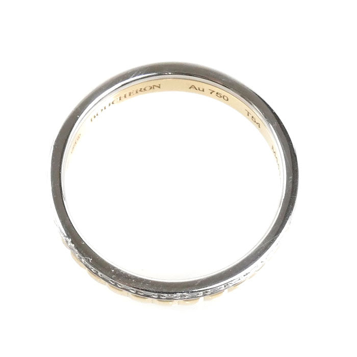 Boucheron ブシュロン K18YG イエローゴールド K18WG ホワイトゴールド キャトル ラディアント リング・指輪 JAL00279 ダイヤモンド 14号 54 3.8g レディース【中古】【美品】