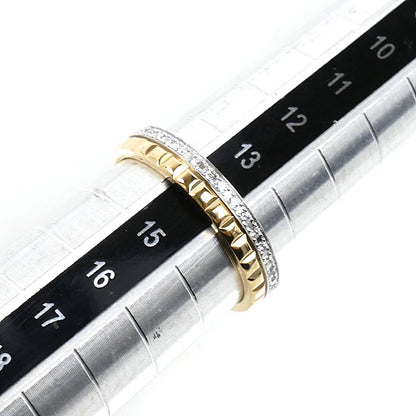 Boucheron ブシュロン K18YG イエローゴールド K18WG ホワイトゴールド キャトル ラディアント リング・指輪 JAL00279 ダイヤモンド 14号 54 3.8g レディース【中古】【美品】