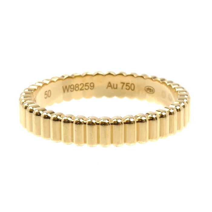 Boucheron ブシュロン K18YG イエローゴールド キャトル グログラン スモール リング・指輪 JAL01169 10号 50 3.1g レディース【中古】