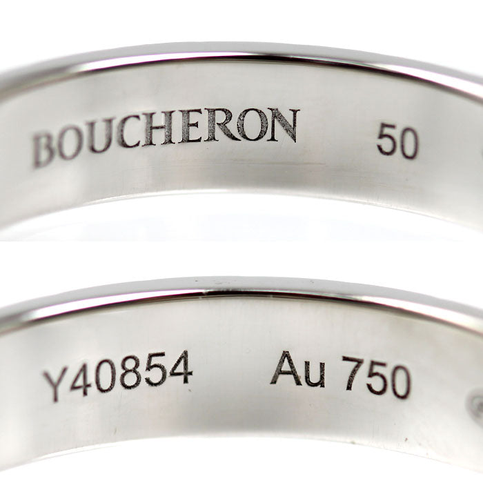 Boucheron ブシュロン K18WG ホワイトゴールド キャトル ラディアント リング・指輪 JAL00250 10号 50 4.1g レディース【中古】【美品】