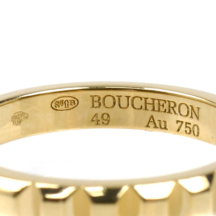 Boucheron ブシュロン K18YG イエローゴールド クルドパリ ミディアム リング・指輪 JAL00008 9号 49 3.4g レディース【中古】【美品】
