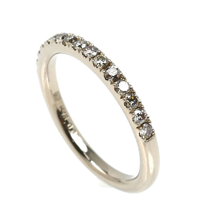 KASHIKEY カシケイ K18BG ラインリング ハーフエタニティ リング・指輪 BL001 ダイヤモンド0.30ct 11号 3.0g レディース【中古】