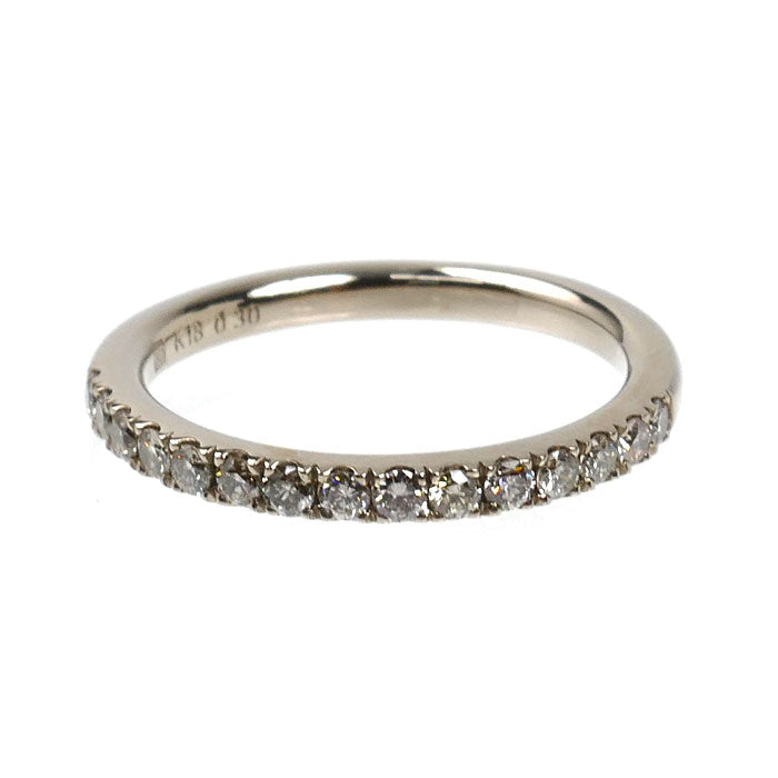 KASHIKEY カシケイ K18BG ラインリング ハーフエタニティ リング・指輪 BL001 ダイヤモンド0.30ct 11号 3.0g レディース【中古】