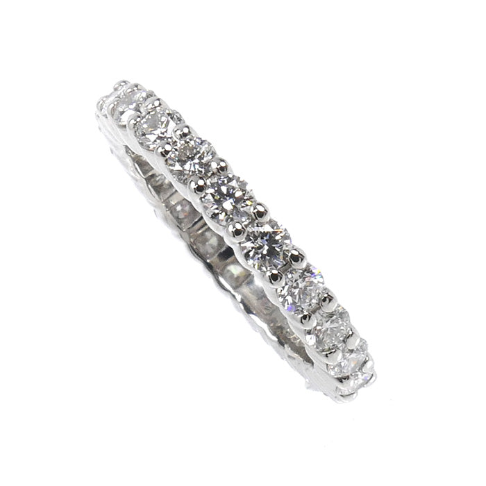 HARRY WINSTON ハリーウィンストン Pt950プラチナ プロングセット フルエタニティ リング・指輪 WBDPRDS05SP05-037 ダイヤモンド 6号 4.2g レディース【中古】【美品】