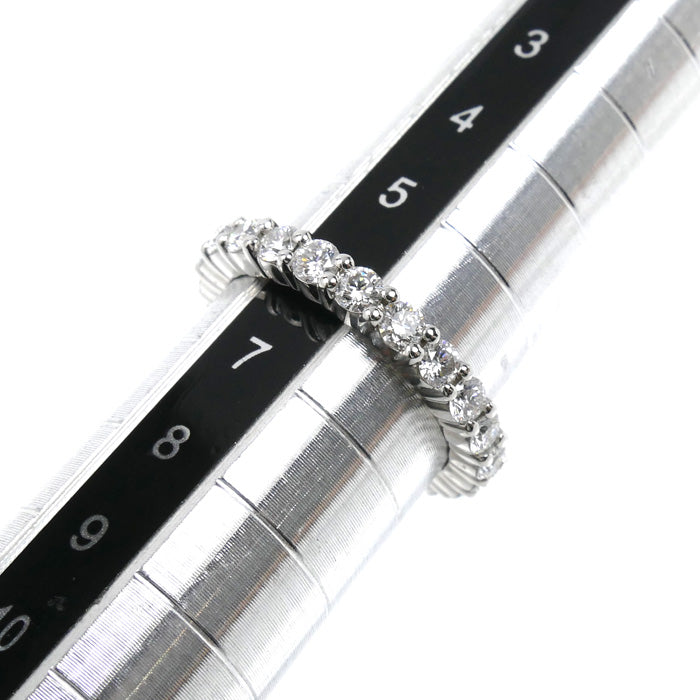 HARRY WINSTON ハリーウィンストン Pt950プラチナ プロングセット フルエタニティ リング・指輪 WBDPRDS05SP05-037 ダイヤモンド 6号 4.2g レディース【中古】【美品】
