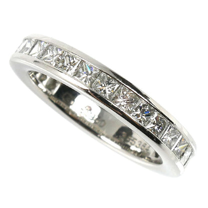 HARRY WINSTON ハリーウィンストン Pt950プラチナ フルエタニティ プリンセス チャネルセット リング・指輪 WBDPPCC04C04 ダイヤモンド 8号 4.9g レディース【中古】