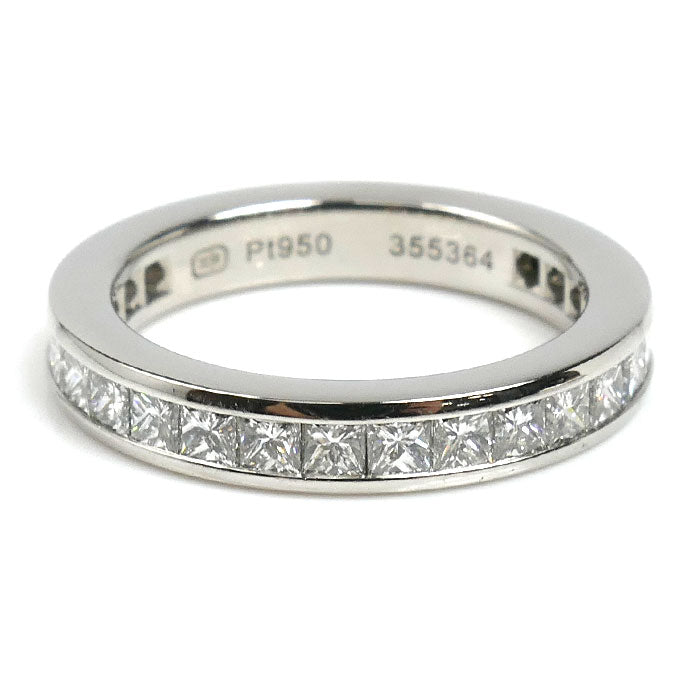 HARRY WINSTON ハリーウィンストン Pt950プラチナ フルエタニティ プリンセス チャネルセット リング・指輪 WBDPPCC04C04 ダイヤモンド 8号 4.9g レディース【中古】