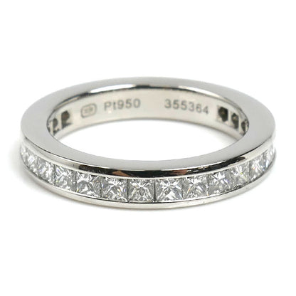 HARRY WINSTON ハリーウィンストン Pt950プラチナ フルエタニティ プリンセス チャネルセット リング・指輪 WBDPPCC04C04 ダイヤモンド 8号 4.9g レディース【中古】