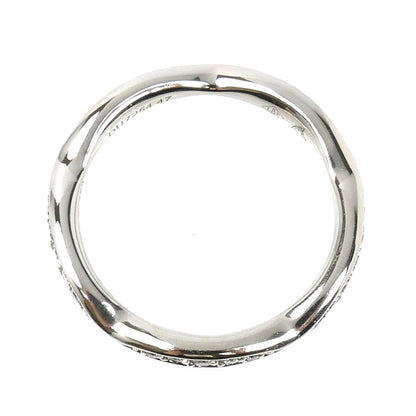 CHANEL シャネル Pt950プラチナ カメリア フルエタニティ リング・指輪 J10668 ダイヤモンド 7号 47 2.8g レディース【中古】【美品】