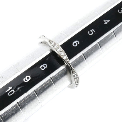 CHANEL シャネル Pt950プラチナ カメリア フルエタニティ リング・指輪 J10668 ダイヤモンド 7号 47 2.8g レディース【中古】【美品】
