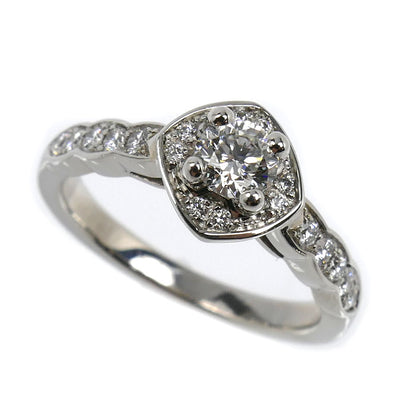 CHANEL シャネル Pt950プラチナ ココクラッシュ エンゲージメント リング・指輪 ダイヤモンド0.25ct 7号 47 5.0g レディース【中古】【美品】