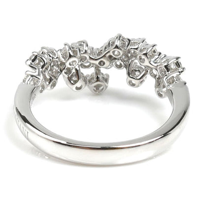 Damiani ダミアーニ K18WG ホワイトゴールド ミモザ リング・指輪 20086882_c ダイヤモンド 9号 3.3g レディース【中古】【美品】