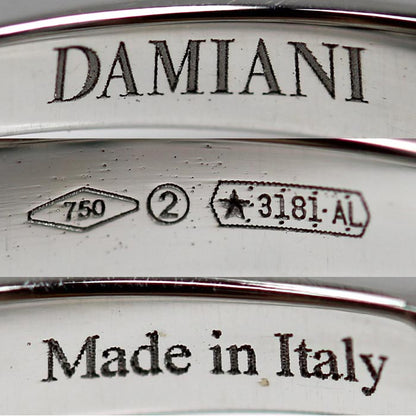 Damiani ダミアーニ K18WG ホワイトゴールド ミモザ リング・指輪 20086882_c ダイヤモンド 9号 3.3g レディース【中古】【美品】