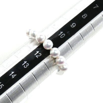 MIKIMOTO ミキモト K18WG ホワイトゴールド リング・指輪 PR-1426 パール約3.5mm 11号 2.9g レディース【中古】【美品】