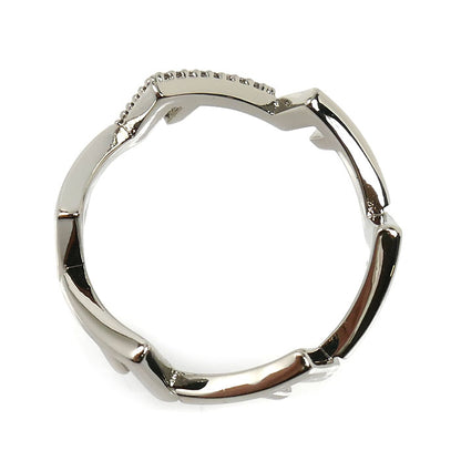 FENDI フェンディ メタル ラインストーン ファイブリング リング・指輪 7AJ733A44GF035M 20.5号 メンズ【中古】【美品】