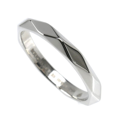 Boucheron ブシュロン Pt950プラチナ ファセット リング・指輪 JAL00014 15.5号 56 5.0g レディース【中古】【美品】