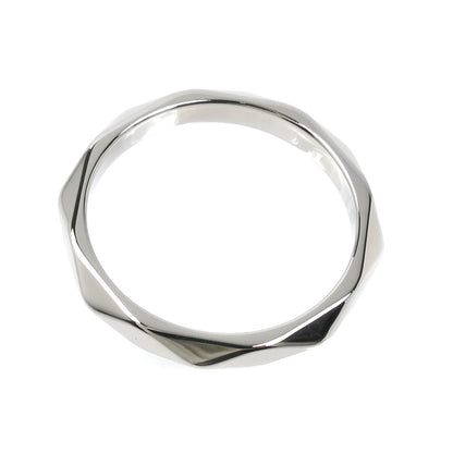 Boucheron ブシュロン Pt950プラチナ ファセット リング・指輪 JAL00014 15.5号 56 5.0g レディース【中古】【美品】