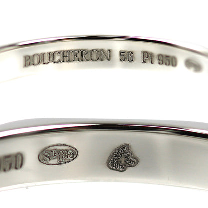 Boucheron ブシュロン Pt950プラチナ ファセット リング・指輪 JAL00014 15.5号 56 5.0g レディース【中古】【美品】