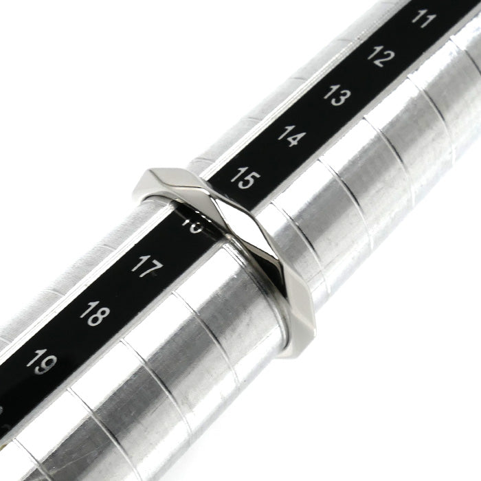 Boucheron ブシュロン Pt950プラチナ ファセット リング・指輪 JAL00014 15.5号 56 5.0g レディース【中古】【美品】