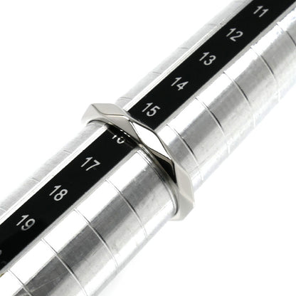 Boucheron ブシュロン Pt950プラチナ ファセット リング・指輪 JAL00014 15.5号 56 5.0g レディース【中古】【美品】
