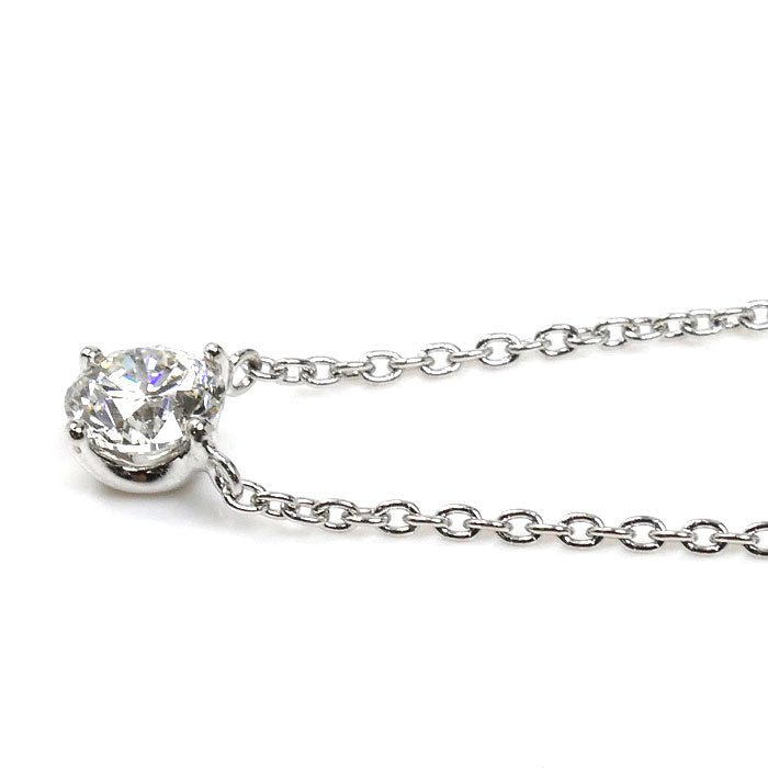 Vendome Aoyama ヴァンドーム青山 Pt950プラチナ Pt850プラチナ キャトル ネックレス ダイヤモンド0.27ct 2.1g 41cm レディース【中古】