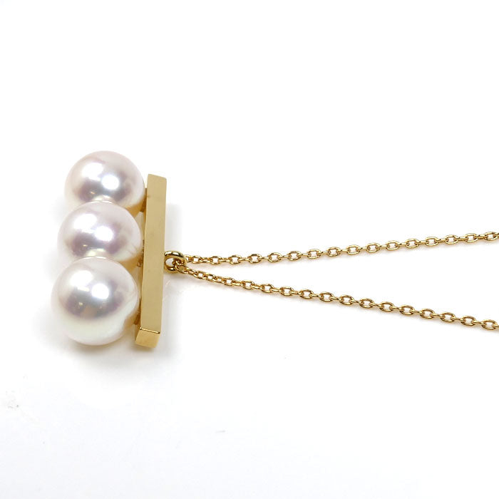 TASAKI タサキ K18YG イエローゴールド バランス ネオ ネックレス P-16850-18KYG パール約8.2mm 7.5g 45cm レディース【中古】