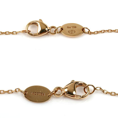 Chaumet ショーメ K18PG ピンクゴールド ジュ ドゥ リアン ネックレス 082932 ダイヤモンド ターコイズ 2.9g 38/40/42cm レディース【中古】