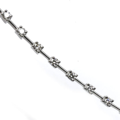 TASAKI タサキ K18WG ホワイトゴールド ブレスレット ダイヤモンド0.65ct 5.7g 18cm レディース【中古】【美品】