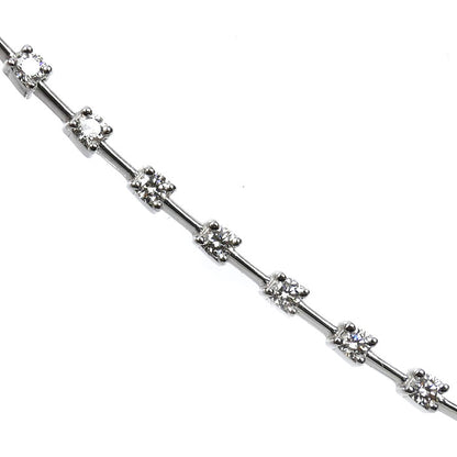 TASAKI タサキ K18WG ホワイトゴールド ブレスレット ダイヤモンド0.65ct 5.7g 18cm レディース【中古】【美品】