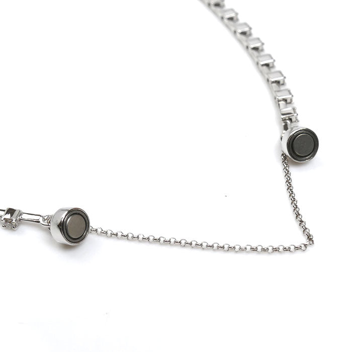 TASAKI タサキ K18WG ホワイトゴールド ブレスレット ダイヤモンド0.65ct 5.7g 18cm レディース【中古】【美品】