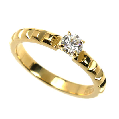 Boucheron ブシュロン K18YG イエローゴールド クルドパリ ソリテール ダイヤ リング・指輪 JSL00032 ダイヤモンド0.23ct 11号 51 3.5g レディース【中古】【美品】