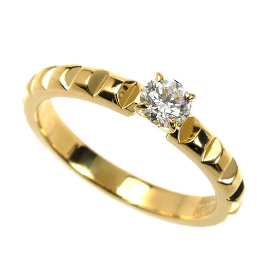 Boucheron ブシュロン K18YG イエローゴールド クルドパリ ソリテール ダイヤ リング・指輪 JSL00032 ダイヤモンド0.23ct 11号 51 3.5g レディース【中古】【美品】