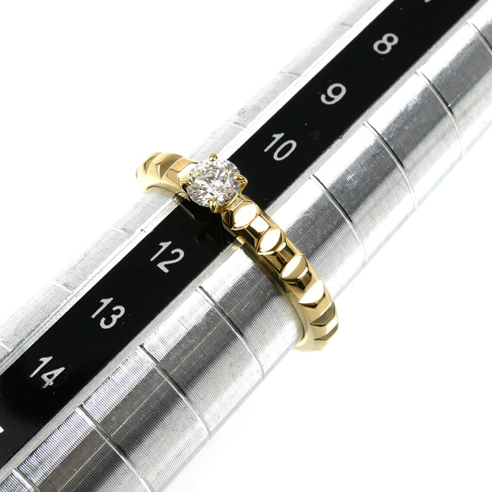 Boucheron ブシュロン K18YG イエローゴールド クルドパリ ソリテール ダイヤ リング・指輪 JSL00032 ダイヤモンド0.23ct 11号 51 3.5g レディース【中古】【美品】