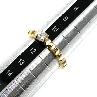 Boucheron ブシュロン K18YG イエローゴールド クルドパリ ソリテール ダイヤ リング・指輪 JSL00032 ダイヤモンド0.23ct 11号 51 3.5g レディース【中古】【美品】