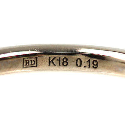 カシケイ K18BG ライン ピアス BL003 ダイヤモンド0.19ct/0.19ct 3.6g レディース【中古】【美品】